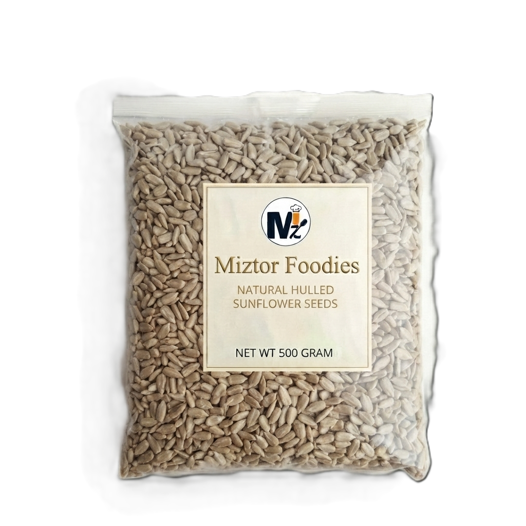 Miztor Foodies Natural Hulled Sunflower Seeds - 500g