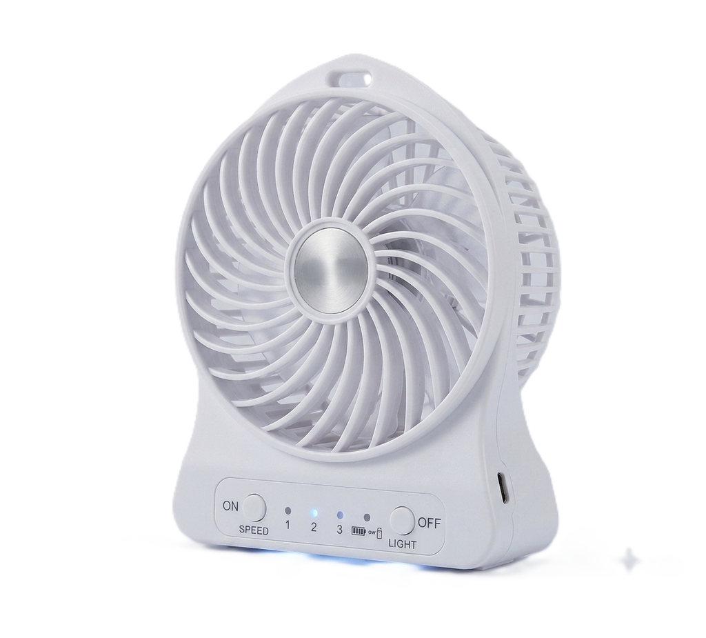Mini Fan USB Rechargeable Desk And Portable Fan