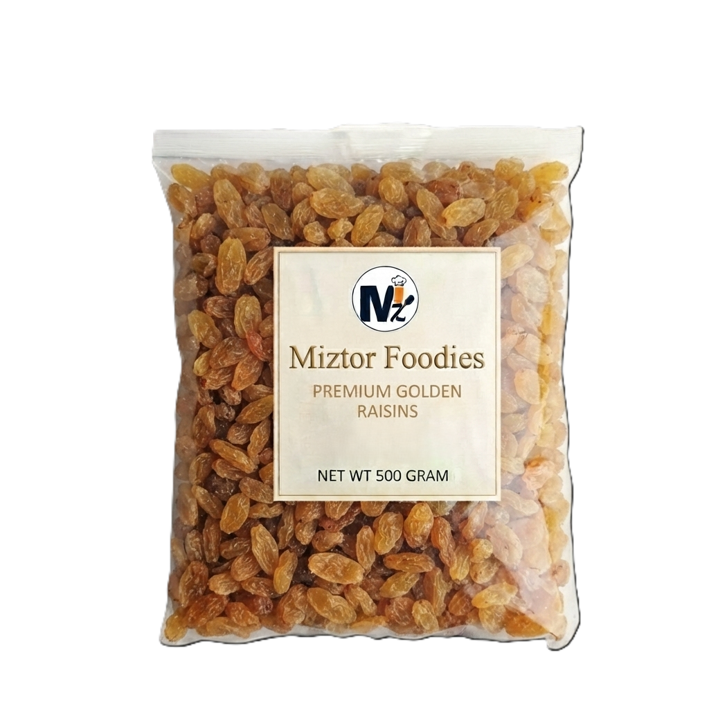 Miztor Foodies Premium Golden Raisins - 500g