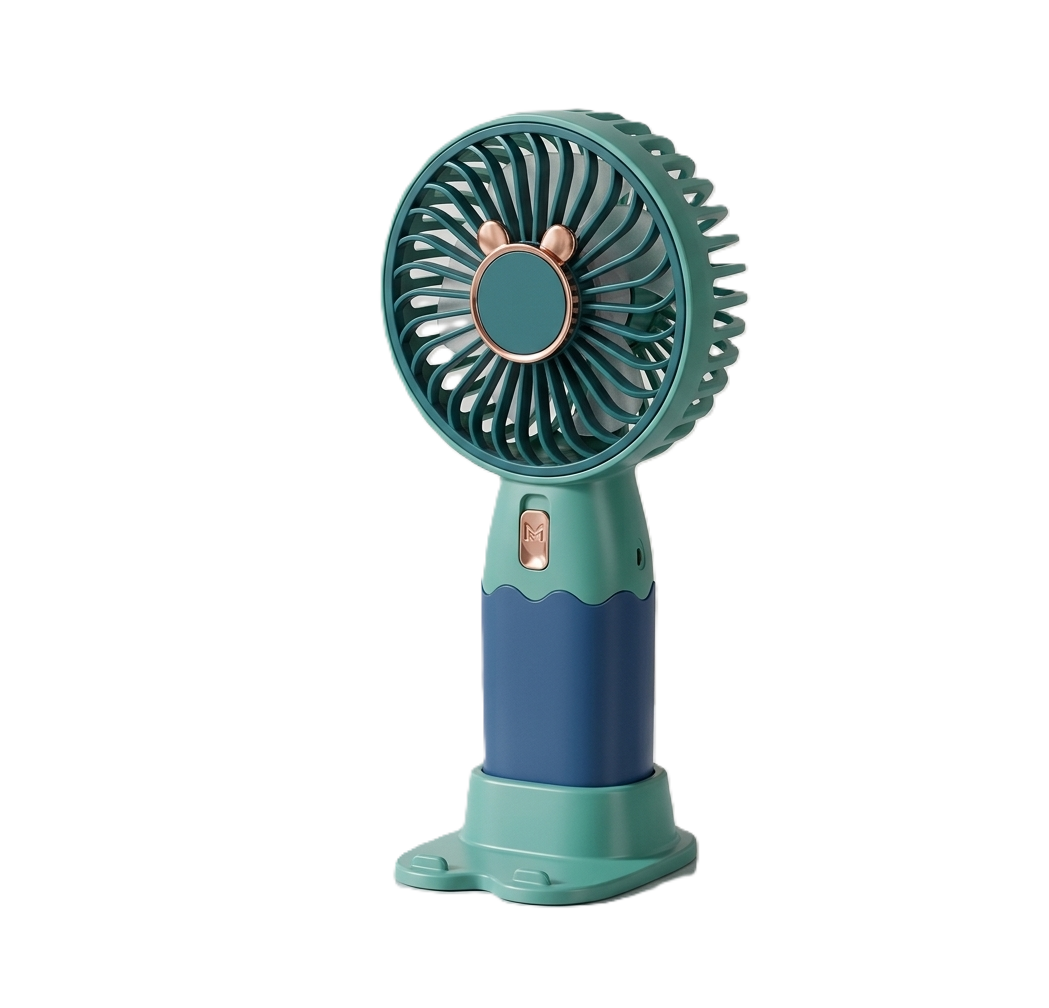 Cute Bear Ear USB Rechargeable Portable Handheld & Desk Fan