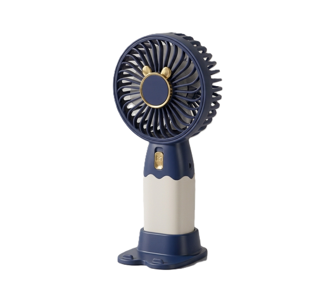 Cute Bear Ear USB Rechargeable Portable Handheld & Desk Fan