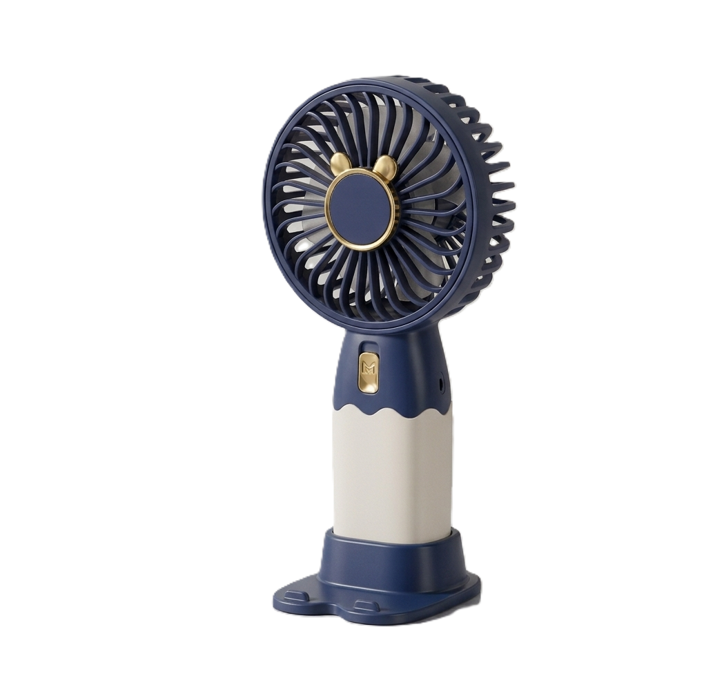 Cute Bear Ear USB Rechargeable Portable Handheld & Desk Fan