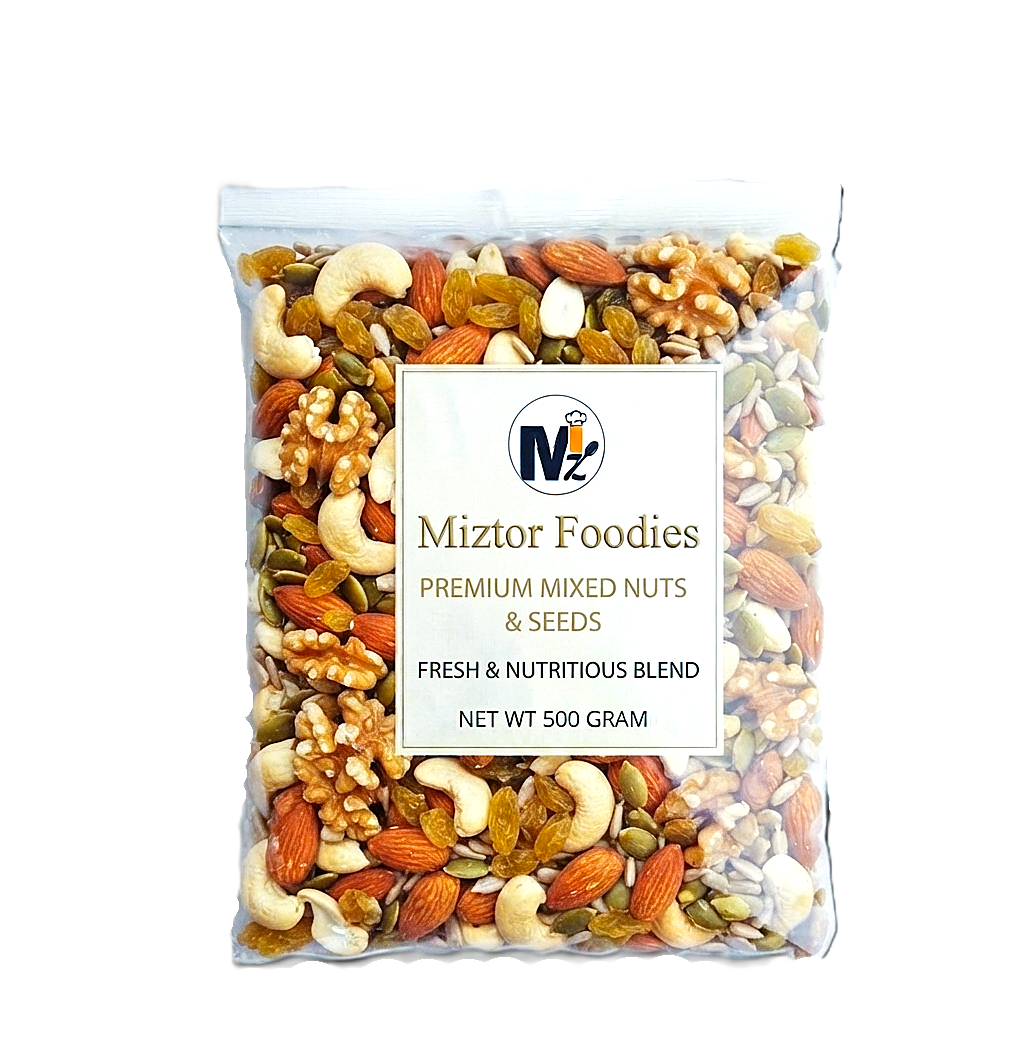 Miztor Foodies Premium Mixed Nuts & Seeds - 500g