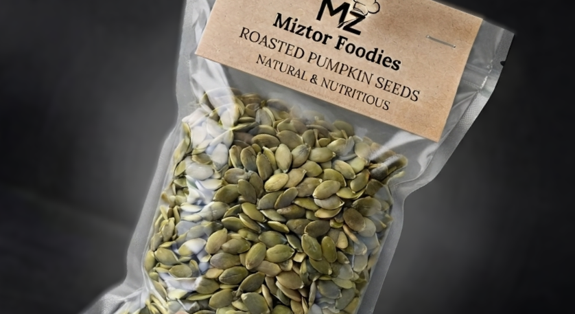 Miztor Foodies Roasted Pumpkin Seeds - Natural & Nutritious (250g)